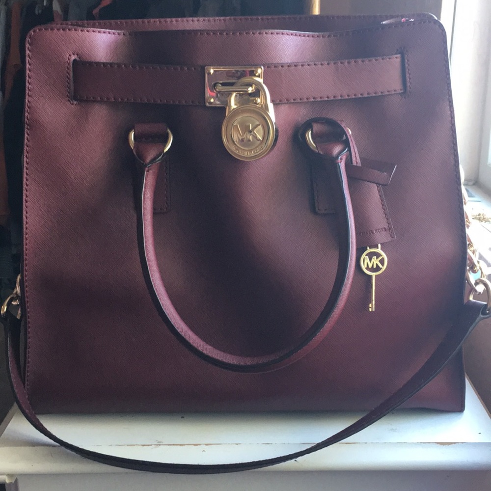 Michael Kors Large Hamilton in Saffiano Leather